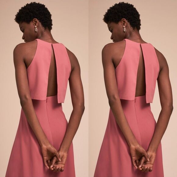 Anthropologie x BHLDN Jill Stuart Iva Crepe Dress - Picture 3 of 7